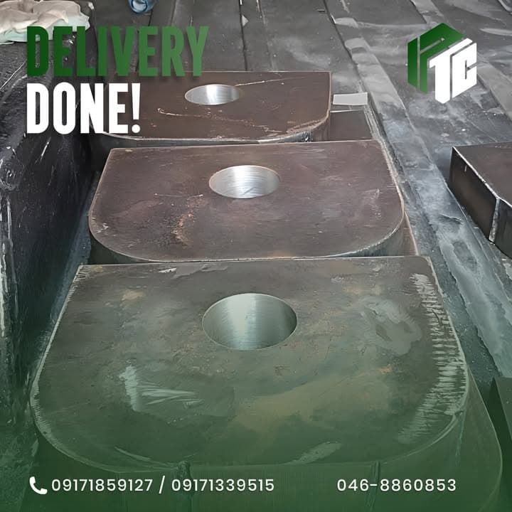 Base Plate & Half-Circle Plate Delivered | Na 2