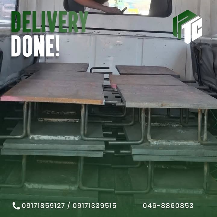 Embedded Plate with Rod  Delivered | Calooca 1