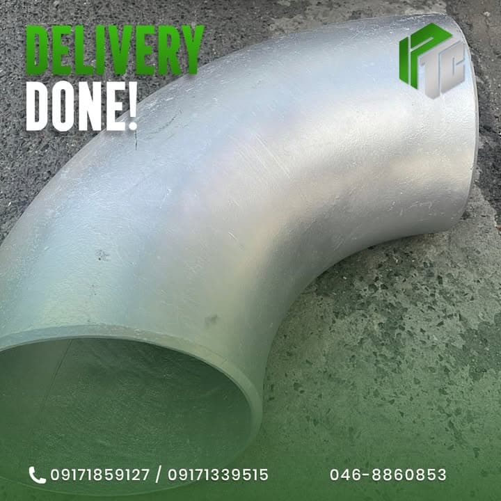 Elbow DN 𝟐𝟓𝟎, Gi Heavy Gauge Sch𝟒𝟎 Delivered 1