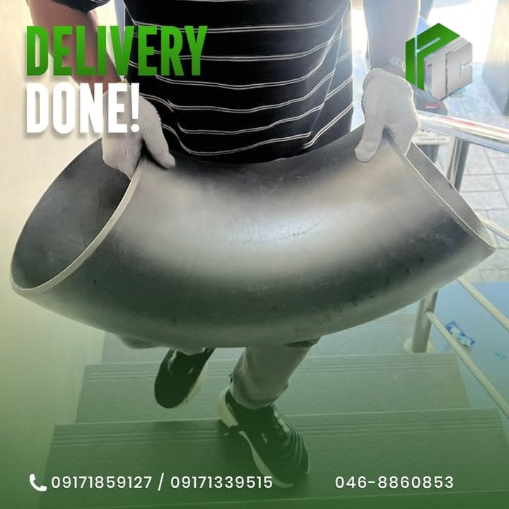 Elbow DN 𝟐𝟓𝟎, Gi Heavy Gauge Sch𝟒𝟎 Delivered 2