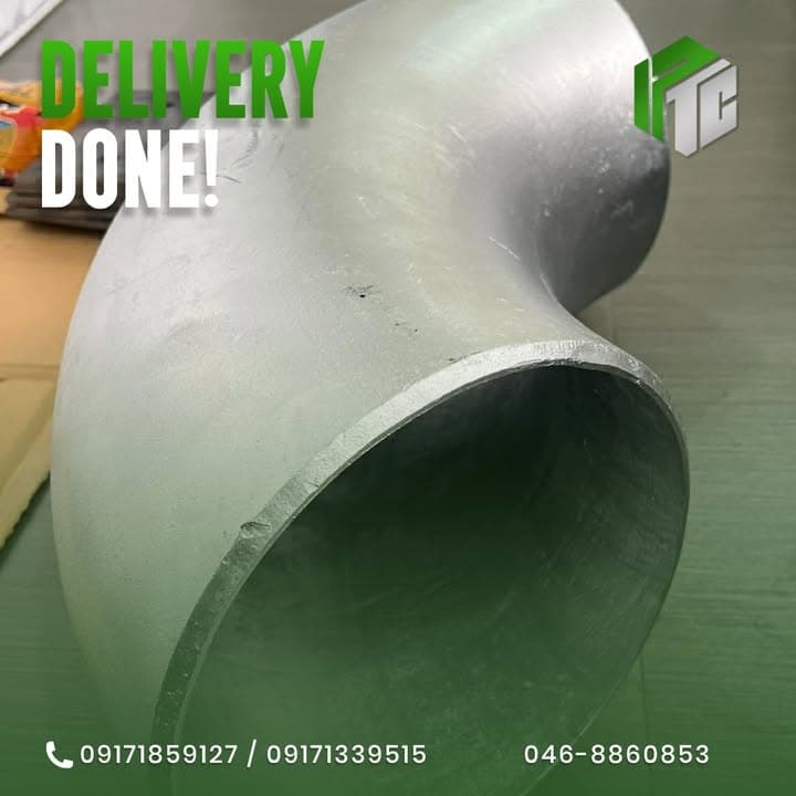 Elbow DN 𝟐𝟓𝟎, Gi Heavy Gauge Sch𝟒𝟎 Delivered 4