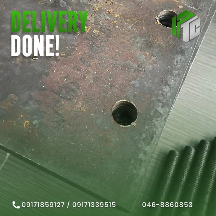 Base Plate & Anchor Bolts  Delivered | Quezon 3